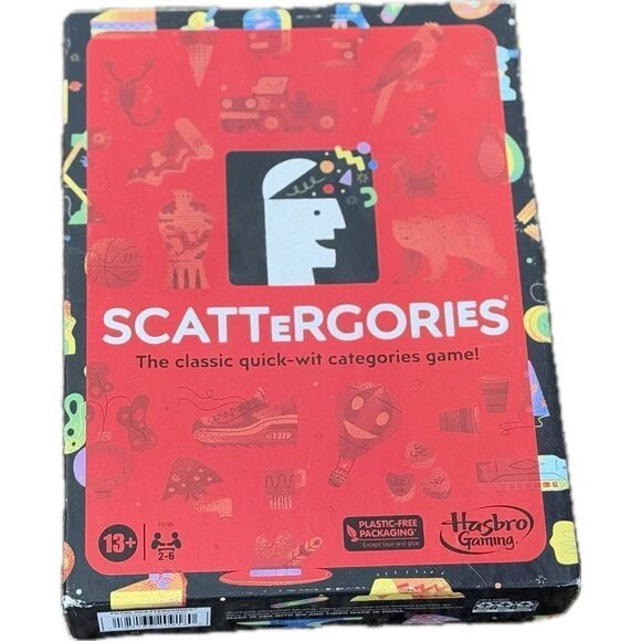 Hasbro Scattergories board game ages 13+, 2–6 player, sealed - Picture 1 of 8